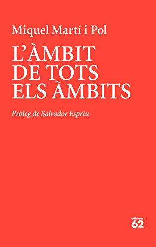 9788429779233: L'mbit de tots els mbits: Prleg de Salvador Espriu: 4 (Poesia)