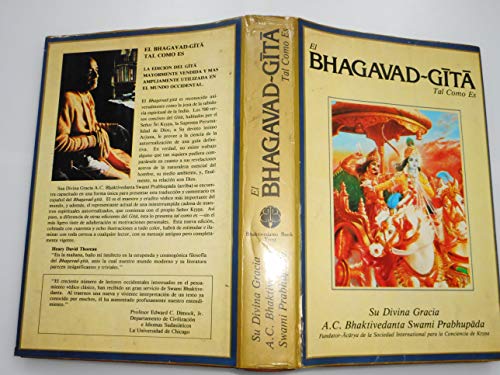 9788430001255: El Bhagavad-Gita, tal como: edicin condensada con las traducciones originales y significados esmerados