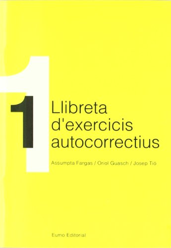9788430013166: Llibreta d'exercicis autocorrectius 1 (ESO Llengua) (Catalan Edition)