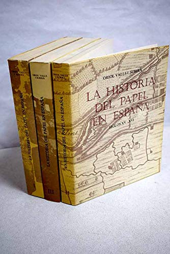 Imagen de archivo de La historia del papel en Espaa Siglos X-XIV a la venta por Librera Prez Galds