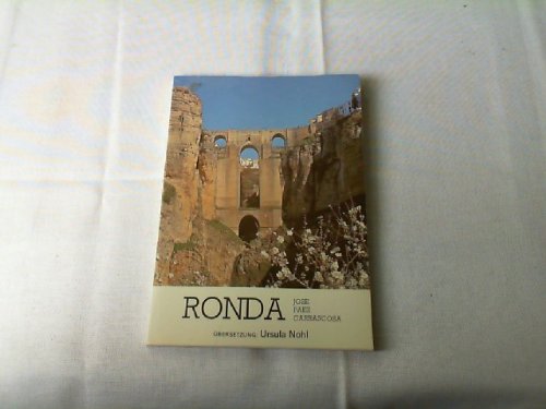 Stock image for Ronda for sale by Versandantiquariat Felix Mcke