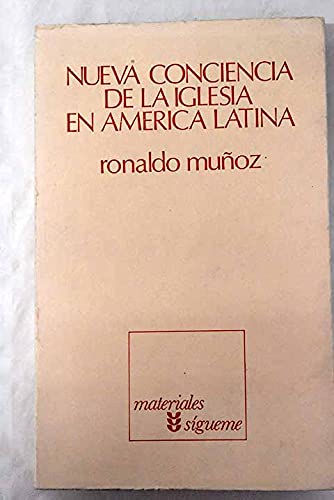 9788430105861: Nueva conciencia de la Iglesia en America Latina