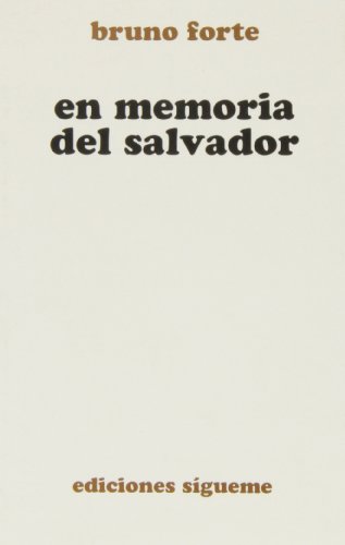 9788430113316: En memoria del Salvador (Nueva Alianza)