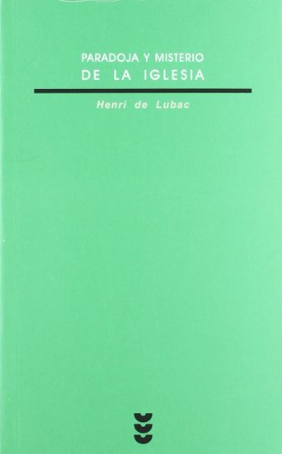 9788430114740: Paradoja y Misterio De La Iglesia: 16 (Verdad e Imagen Minor)