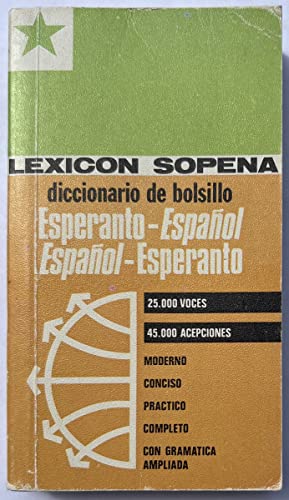Stock image for Diccionario Lexicon Esperanto-Espanol, Espanol-Esperanto for sale by Iridium_Books