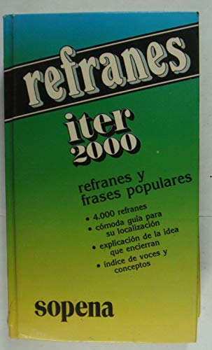Imagen de archivo de Refranes : Iter 2000 a la venta por medimops