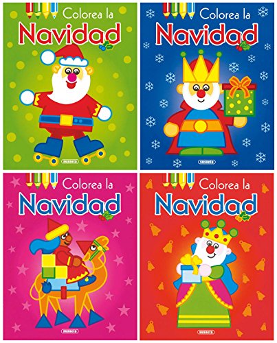 Colorea la Navidad (4 Títulos) - Susaeta, Equipo