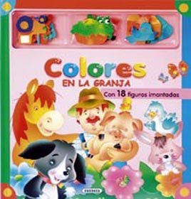 9788430558025: Colores (En La Granja Con Iman) (Mis Libros Magnticos)