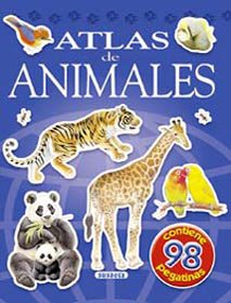 Imagen de archivo de ANIMALES DOMESTICOS ATLAS DE ANIMALES CON PEGATINAS a la venta por Iridium_Books