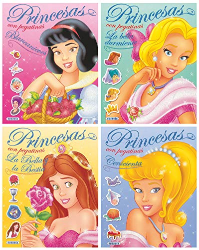 Princesas con pegatinas brillantes (4 tÃ­tulos) (9788430567294) by Susaeta, Equipo
