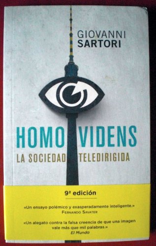 9788430600793: Homo videns: La sociedad teledirigida