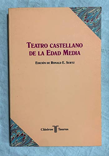 Imagen de archivo de Teatro Castellano De La Edad Media a la venta por Geoff Blore`s Books
