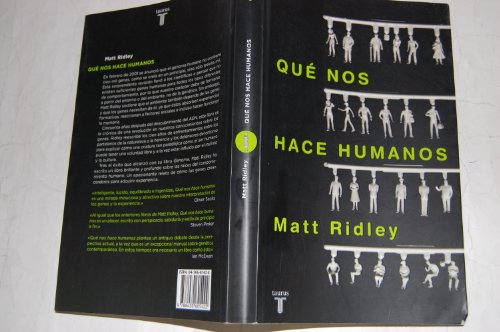 Qué nos hace humanos . - Ridley, Matt