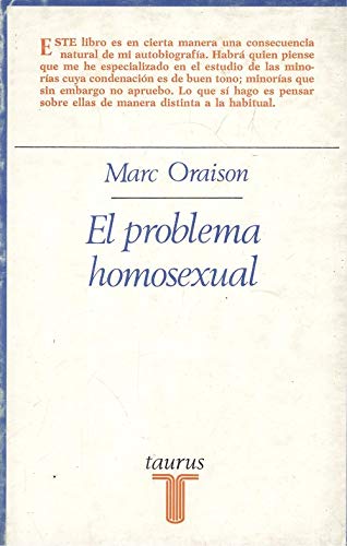 Imagen de archivo de El Problema Homosexual. a la venta por Hamelyn