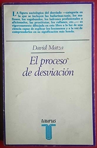 Imagen de archivo de Proceso De Desviacion, El. a la venta por RecicLibros