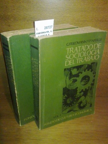 Stock image for Tratado de Sociologia Vol I y Vol II for sale by Librera 7 Colores