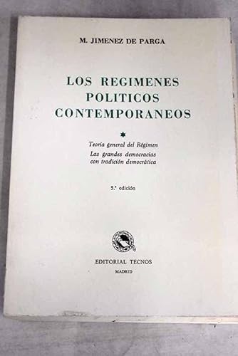 Imagen de archivo de Los regmenes polticos contemporneos I a la venta por LibroUsado GRAN VA