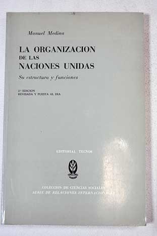 9788430905348: La organizacion de las naciones unidas