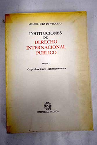 Stock image for Instituciones de derecho internacional pu?blico (Biblioteca universitaria de Editorial Tecnos) (Spanish Edition) for sale by Iridium_Books