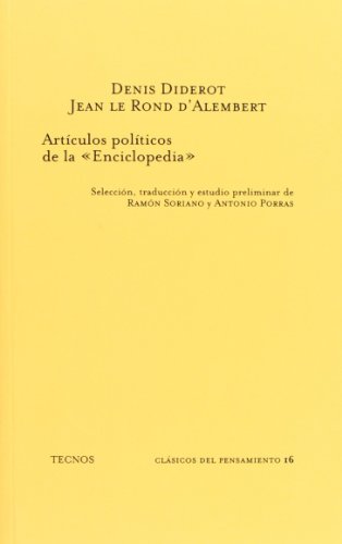 9788430912544: Artculos polticos de la Enciclopedia (Clasicos) (Spanish Edition)