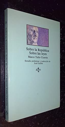 Imagen de archivo de SOBRE LA REPBLICA. SOBRE LAS LEYES a la venta por Libreria HYPATIA BOOKS