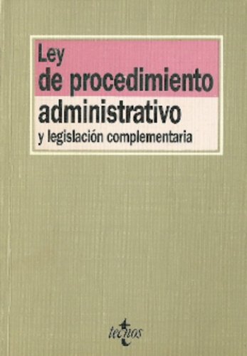 Stock image for Ley de procedimiento administrativo for sale by medimops