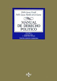 9788430925391: Manual de derecho politico / Manual Political Right: Introduccion Y Teoria Del Estado: 1