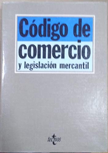 9788430929054: Codigo de comercio y legislacion mercantil