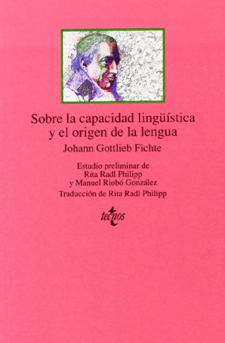 Beispielbild fr SOBRE LA CAPACIDAD LINGSTICA Y EL ORIGEN DE LA LENGUA. zum Verkauf von KALAMO LIBROS, S.L.