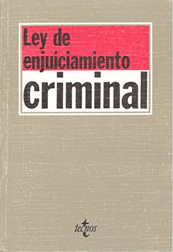 9788430930272: Ley de enjuiciamiento criminal (Biblioteca de textos legales) (Spanish Edition)