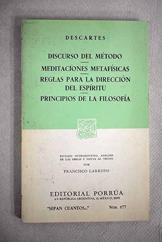 Discurso del Metodo (Spanish Edition) (9788430933259) by Descartes, Rene