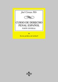 9788430937141: Curso de Derecho Penal espaol III/2: Parte general. Tomo III. Teora jurdica del delito /2 (Spanish Edition)