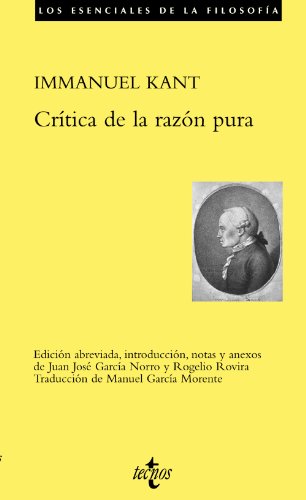 Imagen de archivo de Critica de La Razon Pura (Filosofia) a la venta por medimops