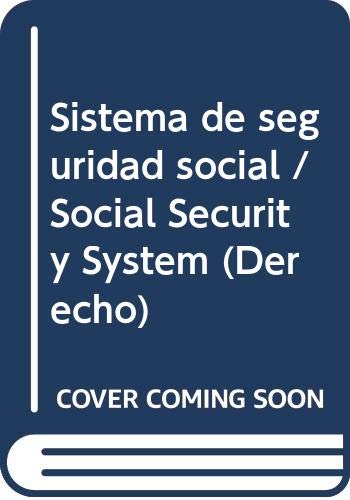 9788430941940: Sistema de seguridad social / Social Security System (Derecho) (Spanish Edition)