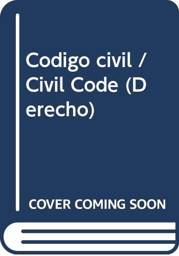 Beispielbild fr Codigo civil / Civil Code (Derecho) zum Verkauf von medimops