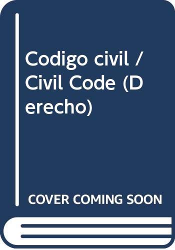 Stock image for Codigo civil / Civil Code (Derecho) for sale by medimops