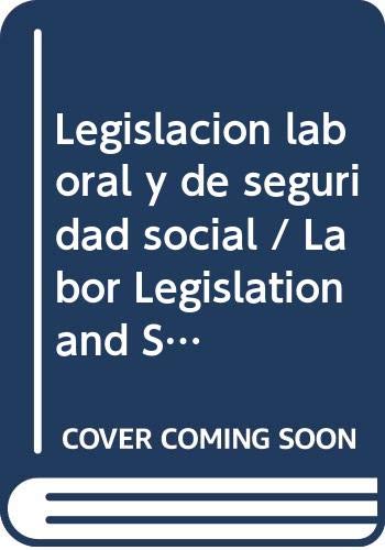 Beispielbild fr Legislacin laboral y de seguridad social zum Verkauf von Librera Prez Galds