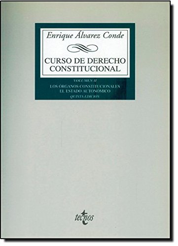 Beispielbild fr Curso de derecho constitucional vol.II Los rganos constitucionales El estado zum Verkauf von Tik Books ME