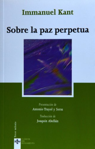 9788430943364: Sobre la paz perpetua (Clsicos - Clsicos Del Pensamiento)