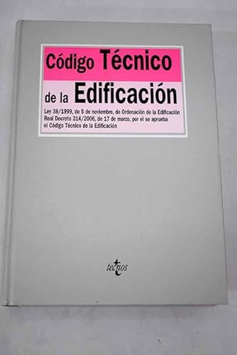 Beispielbild fr Codigo tecnico de la edificacion / Technical Building Code: Ley 38/1999, de 5 de noviembre, de Ordenacion de la Edificacion (Spanish Edition) zum Verkauf von Iridium_Books