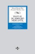 9788430944385: Manual de derecho mercantil