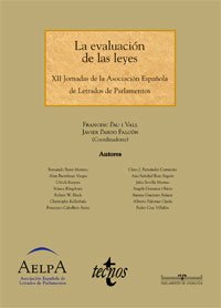 Imagen de archivo de La Evaluacion De Las Leyes/ the Evaluation of Laws (Estado-sociedad) (Spanish Edition) a la venta por Iridium_Books