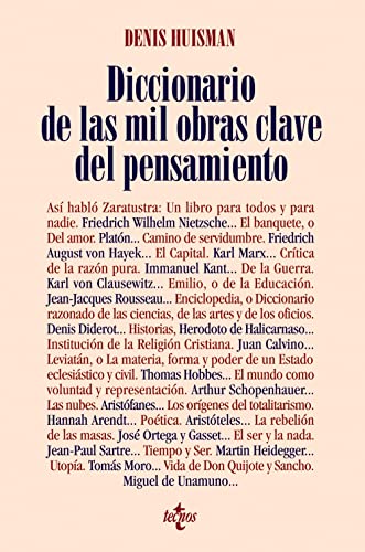 9788430945313: Diccionario de las mil obras clave del pensamiento / Dictionary of the Thousand Key Works of Though