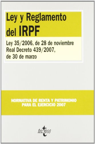 Stock image for Ley y reglamento del IRPF (Bibli. Textos Legales 2007) for sale by medimops