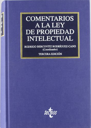 Stock image for Comentarios a la Ley de Propiedad IntBercovitz Rodrguez-Cano, Rodrig for sale by Iridium_Books