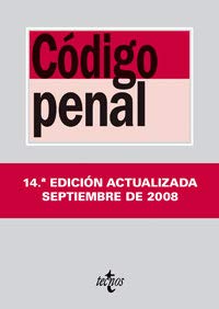 Imagen de archivo de Codigo penal/ Penal Code: Ley Organica 10/1995, De 23 De Noviembre (Derecho-Biblioteca De Textos Legales) a la venta por medimops