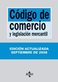 Imagen de archivo de Codigo de comercio y legislacion mercantil/ Trade Code and commercial legislation (Derecho-biblioteca De Textos Legales) a la venta por medimops