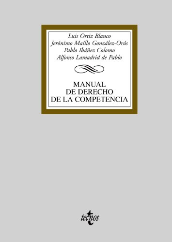 Stock image for Manual de Derecho de la Competencia for sale by Iridium_Books