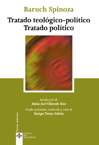 Tratado teolÃ³gico-polÃ­tico. Tratado polÃ­tico (Clasicos del pensamiento / Thought Classics) (Spanish Edition) (9788430949953) by Spinoza, Baruch
