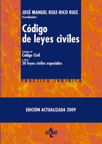 Imagen de archivo de Cdigo de leyes civiles: Contiene el Ruiz-Rico Ruiz, Jos Manuel a la venta por Iridium_Books